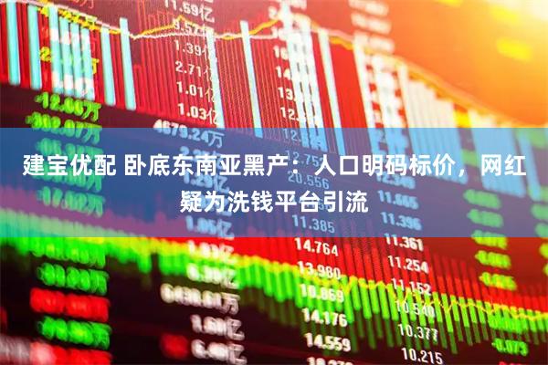 建宝优配 卧底东南亚黑产:人口明码标价,网红疑为洗钱平台引流